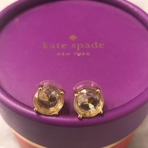 Kate spade clear studs
